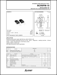 Click here to download BCR8PM-18 Datasheet