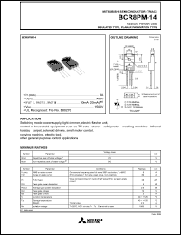 Click here to download BCR8PM-14 Datasheet