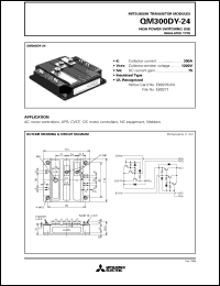 Click here to download QM300DY-24 Datasheet