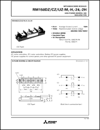 Click here to download RM150CZ-H Datasheet