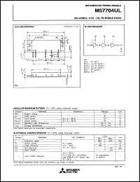 Click here to download M57704UL Datasheet