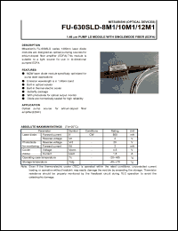 Click here to download FU-630SLD-8M1 Datasheet