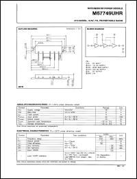 Click here to download M67749UHR Datasheet