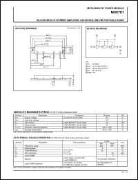 Click here to download M68701 Datasheet
