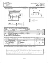 Click here to download M68701H Datasheet