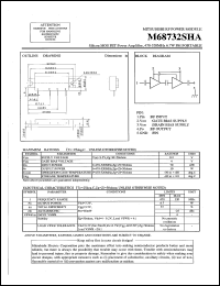 Click here to download M68732SHA Datasheet