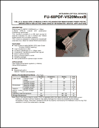 Click here to download FU-68PDF-V520M136B Datasheet