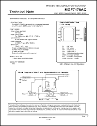 Click here to download MGF7170 Datasheet