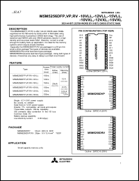 Click here to download M5M5256DFP-12VXL Datasheet