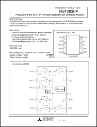 Click here to download M61083FP Datasheet
