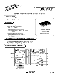 Click here to download M61512FP Datasheet