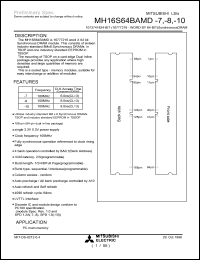 Click here to download MH16S64BAMD-10 Datasheet