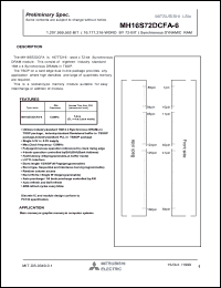 Click here to download MH16S72DCFA-6 Datasheet