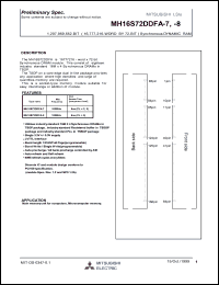 Click here to download MH16S72DCFA-7 Datasheet
