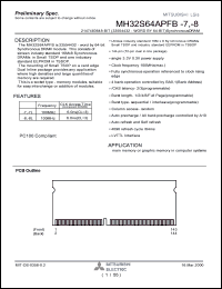Click here to download MH32S64APFB-7 Datasheet