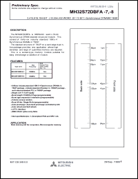 Click here to download MH32S72DBFA-7 Datasheet