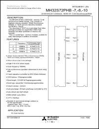 Click here to download MH32S72PHB-10 Datasheet