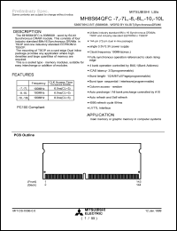Click here to download MH8S64QFC-10 Datasheet