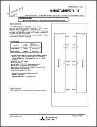 Click here to download MH8S72BBFB-7 Datasheet