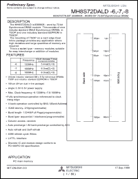 Click here to download MH8S72DALD-6 Datasheet