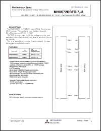 Click here to download MH8S72DBFD-7 Datasheet
