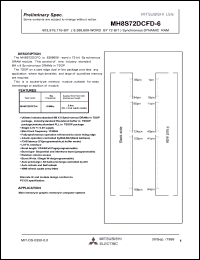 Click here to download MH8S72DCFD-6 Datasheet
