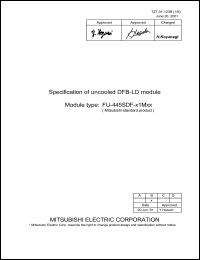 Click here to download FU-445SDF-W1M2B Datasheet