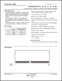 Click here to download MH8S64AQFC-6 Datasheet