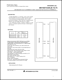 Click here to download MH16S72AKLB-10 Datasheet