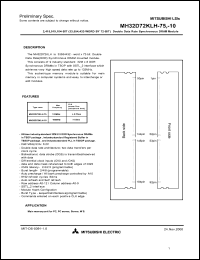 Click here to download MH32D72KLH-10 Datasheet