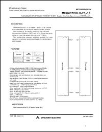 Click here to download MH64D72KLH-10 Datasheet