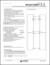 Click here to download MH32V25BST-5 Datasheet