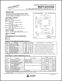 Click here to download MGFC44V3436 Datasheet