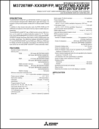 Click here to download M37207MF-XXXSP Datasheet