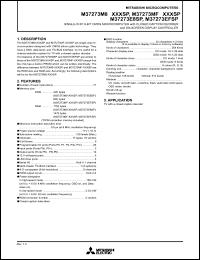 Click here to download M37273M8-XXXSP Datasheet