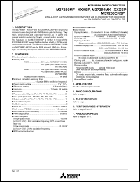 Click here to download M37280MF-XXXSP Datasheet