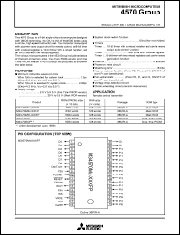 Click here to download M34570MD-XXXFP Datasheet