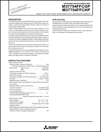 Click here to download M37754FFCGP Datasheet