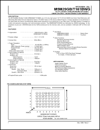 Click here to download M5M29GT161BVP Datasheet