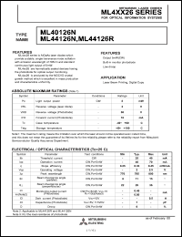 Click here to download ML44126N Datasheet