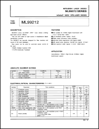 Click here to download ML99212 Datasheet