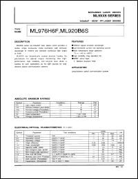 Click here to download ML976H6F Datasheet