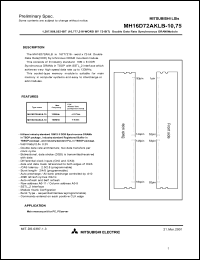 Click here to download MH16D72AKLB-10 Datasheet