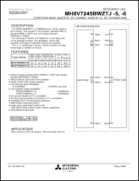 Click here to download MH8S7245BWZTJ-6 Datasheet