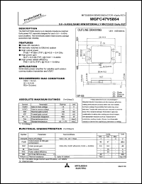 Click here to download MGFC47V5864 Datasheet