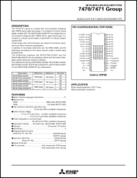 Click here to download M37470E8-XXXSP Datasheet