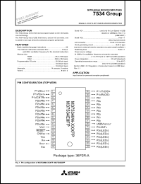 Click here to download M37534M4-XXXFP Datasheet