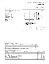 Click here to download FA01219A Datasheet