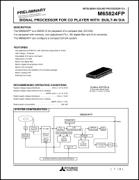 Click here to download M65824FP Datasheet