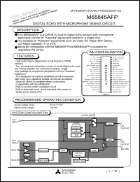 Click here to download M65845FP Datasheet